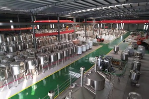Serbatoio di Fermentazione in Acciaio Inox da 1000L 2000L per Vino Rosso e Birra, Macchina per la Produzione di Vino, Fermentatore Marca Hermann - Product Image 4