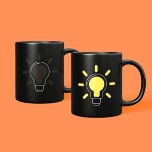 Mug en céramique thermochromique personnalisé en acier inoxydable, design rétro gaming années 90, changeant de couleur, 450 ml, cadeau écologique pour - Product Image 3