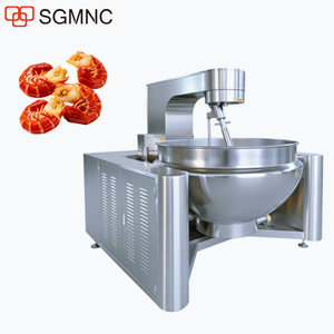 Mélangeur électrique à gaz planétaire inclinable automatique 100L 200L 300L fruits <span class=keywords><strong>de</strong></span> mer crevettes/queues <span class=keywords><strong>de</strong></span> homard - Product Image 1