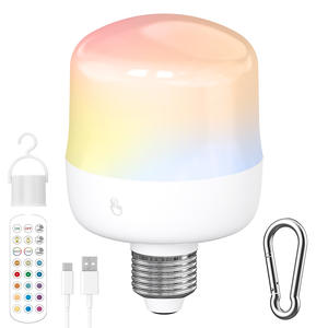 E26 <b>Rechargeable</b> Touch Bulb USB Night Light Remote Control Ambient <b>Lamp</b> Bedside Wall Light Color Changing 25000 Hours - Product Image 1