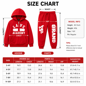 Conjuntos de Ropa para Niños con Logotipo Personalizado al por Mayor, Sudadera con Capucha de Algodón con Estampado Puff, Pantalones Deportivos y Sudadera con Capucha Vintage, Chándal para Niños - Product Image 4