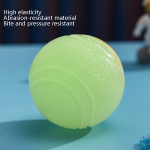 Toptan 5cm,6cm 7cm aydınlık topu dayanıklı <span class=keywords><strong>Pet</strong></span> çiğnemek interaktif diş temizleme parlayan karanlık top köpek oyuncaklar - Product Image 5