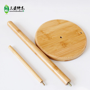 Bamboo and wood toilet <b>paper</b> holder, <b>kitchen</b> <b>paper</b> towel holder, bamboo <b>paper</b> towel stand, no-drill vertical <b>paper</b> towel - Product Image 4