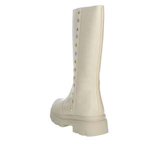 Bottes hautes pour filles Asso, couleur beige, taille 34, avec détails étoiles et strass - Product Image 2