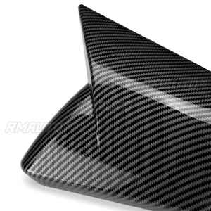 2PCS Coques de rétroviseurs latéraux pour Ford Mustang 2015 2016 2017 2018 2019 2020 2021 Noir brillant couleur fibre de carbone - Product Image 4