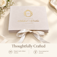 Bee Sustainable Mailing Solutions Samtene Hochzeitseinladungsbox Recycelbare Wellpappe Braut-Willkommensboxen