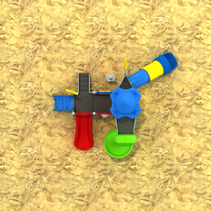 อุปกรณ์พลาสติกเชิงพาณิชย์สวนสนุกกลางแจ้งสนามเด็กเล่นโฮมเมดสไลด์ - Product Image 3