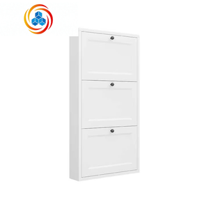 Mueble Zapatero Moderno y Duradero de Madera Maciza Extensible para Sala de Estar, con 2/3/4 Cajones Abatibles para Entrada, Estante Independiente - Product Image 2