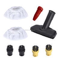 Pour Karchers Sc1 Sc2 Sc3 Sc4 Sc5 pièces Machine de nettoyage vadrouille à vapeur miroir rond tête de brosse Kit accessoires pour la maison