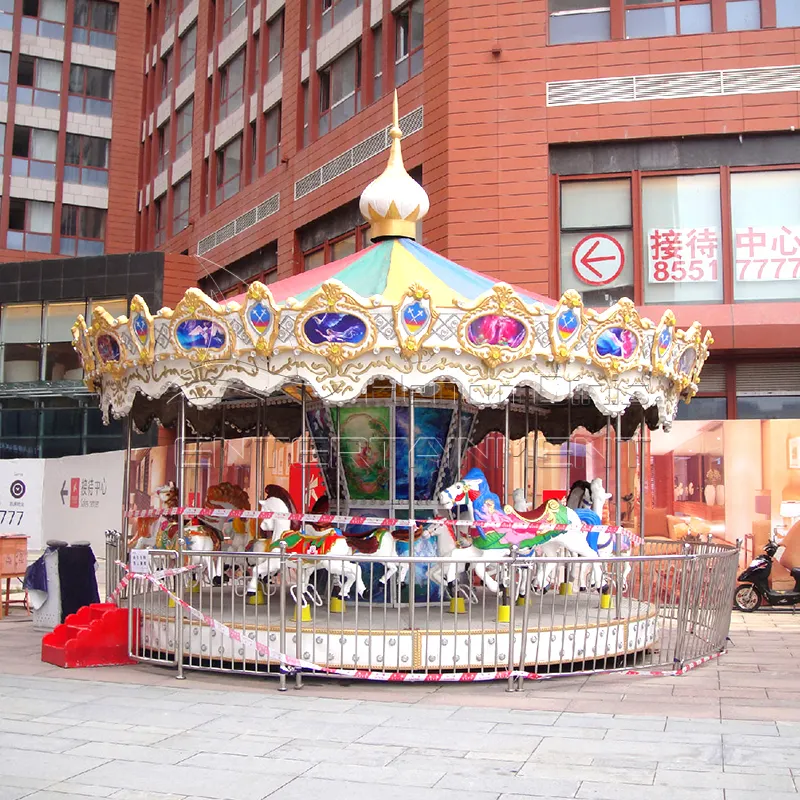 Indoor Carrousel Paard Kids Play Grond Games Carrousel Machine Voor Verkoop