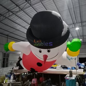 Modelo de Muñeco de Nieve Inflable Grande para Recostarse, Muñeco de Nieve Inflable de Dibujos Animados Personalizado para Decoración de Eventos de Invierno - Product Image 6