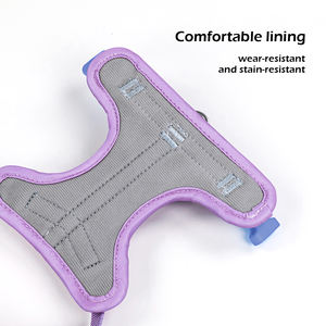 <span class=keywords><strong>Harness</strong></span> Anjing Desain Khusus Bahan Nylon Lembut dengan Penutup Gesper Gaya Fashion untuk Latihan dan Jalan-jalan Anjing - Product Image 5