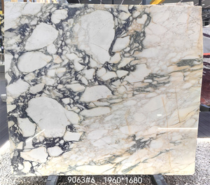 Dalles de marbre Calacatta Viola italien de luxe personnalisées pour l'intérieur des villas et des maisons, pour salles de bain, salles à manger, escaliers et meubles TV - Product Image 2