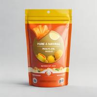 Bolsa de Fondo Plano para Nueces con Cierre Hermético, a Prueba de Humedad, de Grado Alimenticio, de Plástico y Aluminio, Personalizada Directo de Fábrica, 8oz 16oz