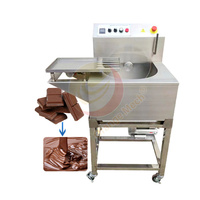 Équipement de fusion de chocolat de table compact de 30 kg, machine à tempérer le chocolat à table vibrante de 5 kg pour le recouvrement de chocolat
