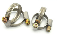 Raccord de tuyau galvanisé en acier inoxydable bon marché d'usine chinoise collier de serrage de Type allemand