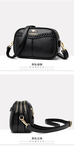 Nuevo Bolso de Mano para Mujer, de Cuero PU, con Diseño de Rombo, Moderno, Casual, para Uso Diario, Tipo Bandolera - Product Image 3