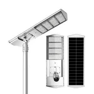 Nouveau design Funan Techo <span class=keywords><strong>Canal</strong></span> réverbère haute puissance énergie solaire tout en un réverbère solaire à LED 100W en gros - Product Image 1
