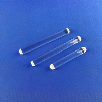 Expand World Barre de quartz à pureté 99,99 %, résistante aux hautes températures, avec 90 % de transmittance, pour l'électronique semi-conductrice et les fibres optiques