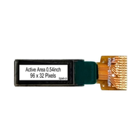 Pantalla OLED pequeña de 0.54'' (0.54 pulgadas), color blanco, tipo de soldadura de 14 pines, interfaz I2C, CH1115