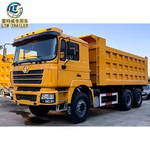 Shacman F3000 RHD 10 Wheeelers 30ton Tipper Đã Qua Sử Dụng Xe Tải Tipper Để Bán Ở Zambia