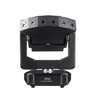 Lumière principale mobile laser Rgb à 6 yeux avec rotation de l'axe XYZ en forme d'éventail Dmx512 effet de scène de contrôle pour DJ Disco KTV Party Club