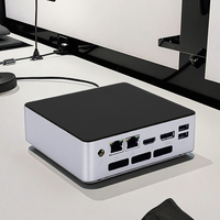 Mini PC Portátil de Cuatro Núcleos N150 DDR5 NVME SSD NUC Mini Ordenador con Puerto USB3.2 Tipo-C Ethernet Dual de 2.5G Windows Mini PC