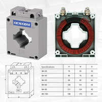 Transformador de Corriente Simple LMK1 con Estructura de Bobina Toroidal para Medición y Protección de Sistemas de Energía, Entrada 380V/220V, Autotransformador