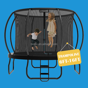 Trampolines Zoshine, trampoline rond de 10 pieds pour l'extérieur, grande taille personnalisée de 6 à 16 pieds, trampoline de loisirs avec filet de sécurité - Product Image 5