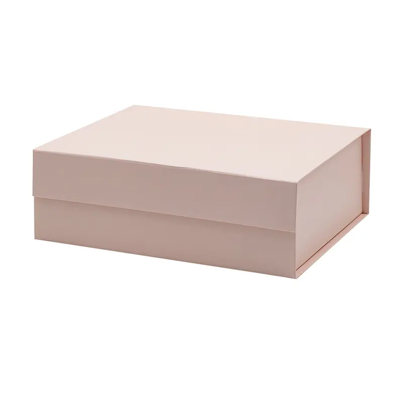 Wholesale bespoke cardboard pink shipping magnetic gift box packaging