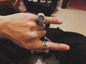 BOYI, joyería de mano de lujo de estilo Retro a la moda para hombre, anillo de reloj de piedra Moissanite, accesorios personalizados, regalo perfecto - Product Image 2