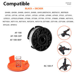 Siyah + Decker için AF-100 ot yiyen ot biçme makinesi yedek makara - Product Image 3