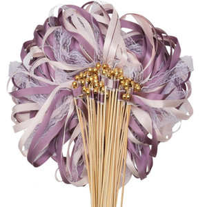 Varitas de encaje con cascabeles – Varitas de hadas blancas para recuerdos de boda, accesorios para animar a los invitados, fiestas de cumpleaños, despedidas de soltera, ceremonias - Product Image 6