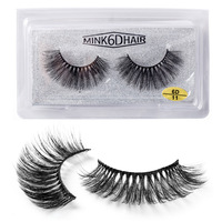 Faux cils en vison épais 6D naturel de haute qualité 25Mm 6D Faux cils synthétiques