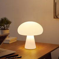 Lampe de table en forme de champignon rechargeable MSBN, 3 couleurs à intensité variable, ornement créatif pour la maison, lampe de bureau LED fabriquée en Chine, Gansu
