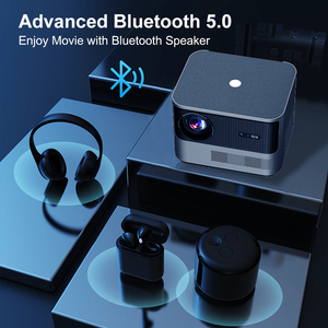 Tốt nhất RD-501 Android thông minh 4K Hỗ trợ máy chiếu không dây 1080P HD proyector hội nghị LED Đèn Wifi 6 tường chiếu cho điện thoại - Product Image 4