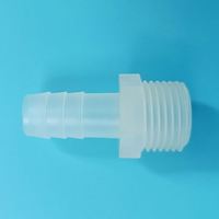 Raccords de connecteur mâle en plastique de haute qualité 1/2 "filetage NPT X 1/2" connecteur de barbe de tuyau