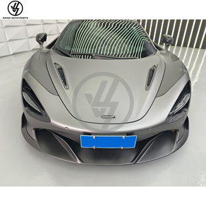 Canards avant style R en fibre de carbone sèche, kit carrosserie en fibre de carbone mate, canards de pare-chocs avant pour McLaren 720S - Product Image 5