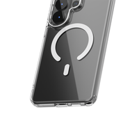 Coque de téléphone transparente en TPU magnétique en acrylique cristallin antichoc pour Samsung Galaxy S26 S25 S24 Plus S23 FE Ultra