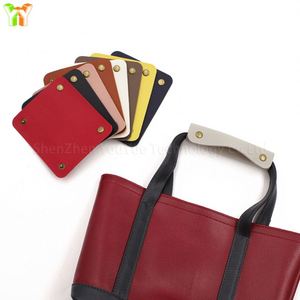 Handbag Handle Wrap Cover with 2 Metal Clasps Soft Purse <b>Strap</b> Pad Bag Handle Protector - Product Image 2