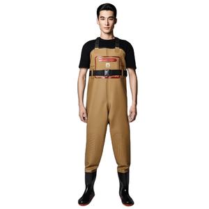 Waders de poitrine pour femmes Waders de pêche imperméables respirants avec bottes Équipement en nylon durable pour Wading extérieur - Product Image 4