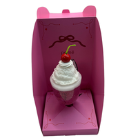 Haute qualité en gros personnalisé boîtes à gâteaux emballage en papier logo impression Cupcake carton blanc