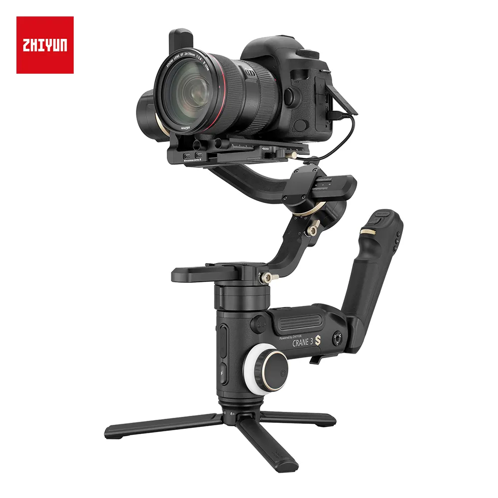 Estabilizador de cámara ZHIYUN Crane 3S / 3S PRO, 3 ejes de mano, para cámaras de vídeo Nikon Canon DSLR