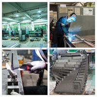 Services personnalisés de traitement des métaux Fabrication de tôle revêtue de poudre Découpe au laser Soudage Support de cadre métallique en acier inoxydable