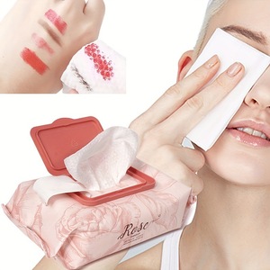 2025 Ushas Nique Design Productos cosméticos desechables Toallitas faciales individuales Desmaquillante - Product Image 2