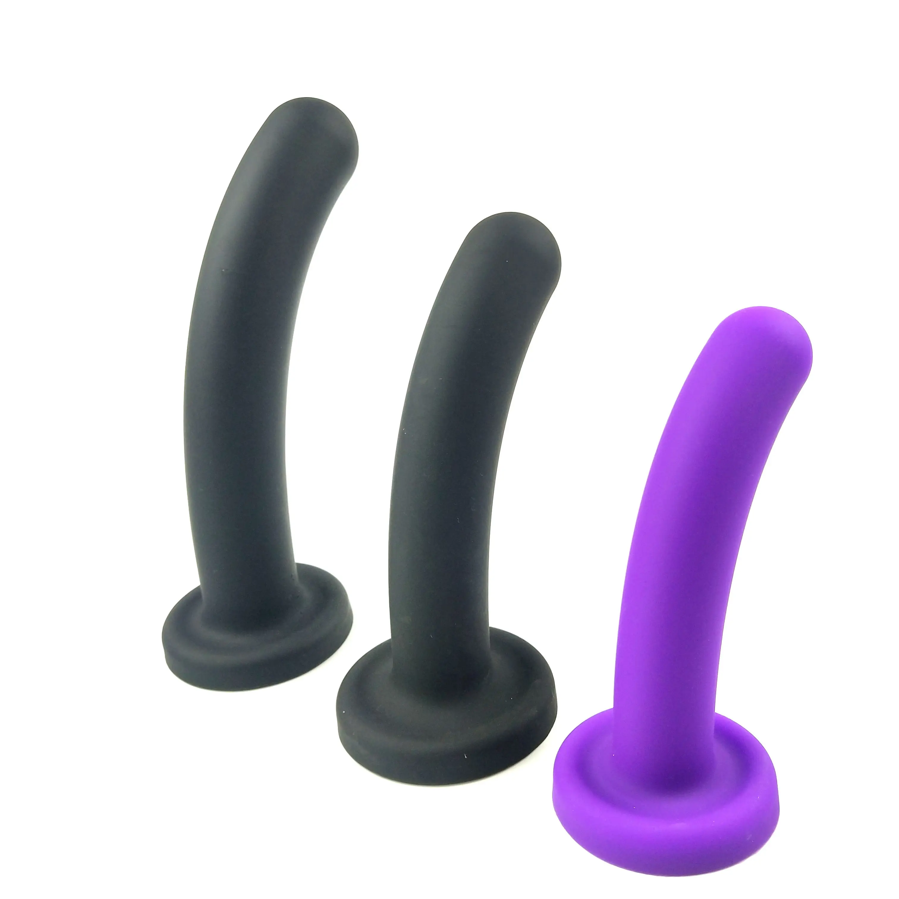 Vibradores de silicone líquido para homens e mulheres, plug anal, alça de silicone para pênis artificial, brinquedos sexuais, alça de silicone para vibrador