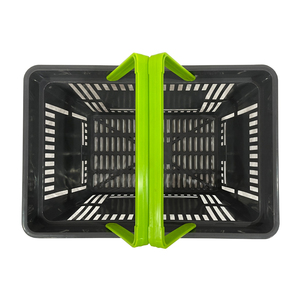 Panier de supermarché pliable, sac de courses, couleur gris, Super <span class=keywords><strong>marché</strong></span> - Product Image 1