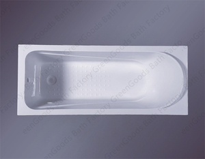 Hôtel moderne 63 pouces en <span class=keywords><strong>fibre</strong></span> <span class=keywords><strong>de</strong></span> <span class=keywords><strong>verre</strong></span> Abs <span class=keywords><strong>ou</strong></span> <span class=keywords><strong>acrylique</strong></span> <span class=keywords><strong>baignoire</strong></span> rectangulaire pour adultes avec trou <span class=keywords><strong>de</strong></span> Drainage central - Product Image 2