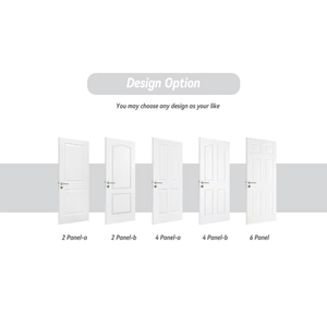 Portes d'intérieur en MDF de haute qualité pour la maison, la chambre à coucher et la salle de bain avec moustiquaire en fibre de verre pour l'extérieur de la maison - Product Image 4