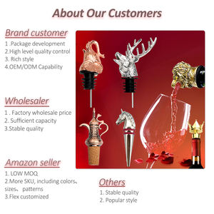 Conception personnalisée Elk Chèvre Animal Bouteille <span class=keywords><strong>de</strong></span> vin Verseur en alliage <span class=keywords><strong>de</strong></span> zinc en métal Unique Bouchon <span class=keywords><strong>de</strong></span> vin Tête <span class=keywords><strong>de</strong></span> <span class=keywords><strong>cerf</strong></span> Verseur <span class=keywords><strong>de</strong></span> vin - Product Image 4